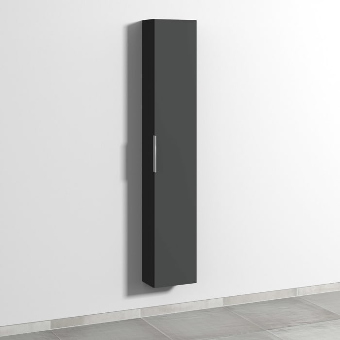 Sanipa 3way Hochschrank 30 cm tiefenreduziert, 1 Tür Anschlag rechts, mit Aufsatzgriff