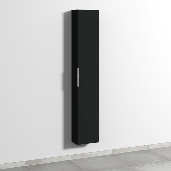 Sanipa 3way Hochschrank 30 cm tiefenreduziert, 1 Tür Anschlag rechts, mit Aufsatzgriff