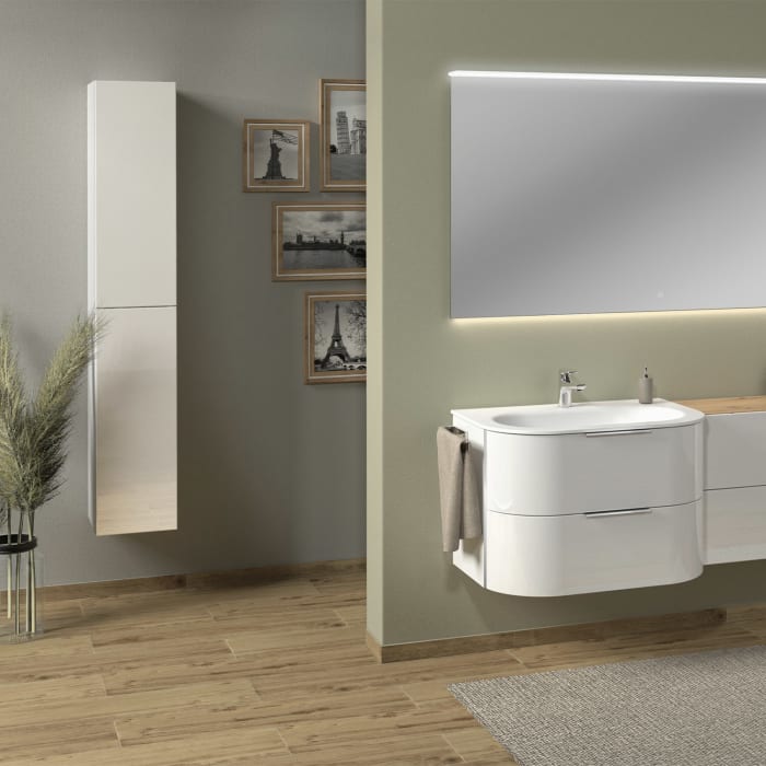 Sanipa 3way Hochschrank 30 cm, 2 Türen Anschlag rechts Push to open