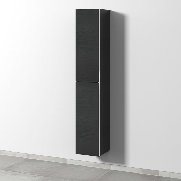 Sanipa 3way Hochschrank 30 cm, 2 Türen Anschlag links, mit Griffleiste