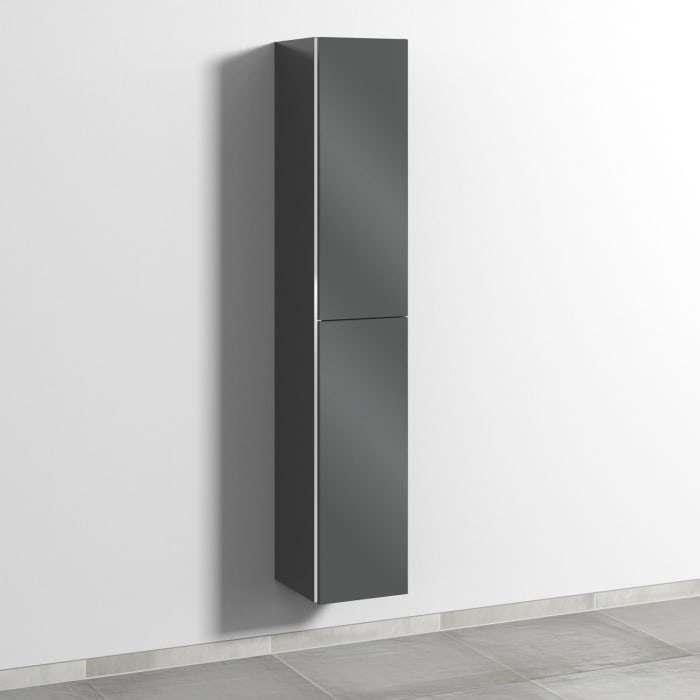 Sanipa 3way Hochschrank 30 cm, 2 Türen Anschlag rechts, mit Griffleiste