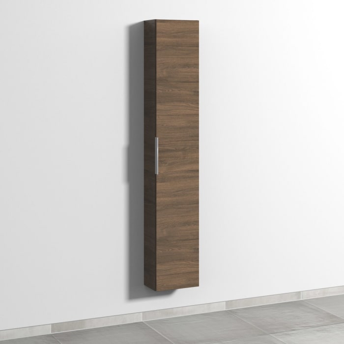 Sanipa 3way Hochschrank 30 cm tiefenreduziert, 1 Tür Anschlag rechts, mit Aufsatzgriff