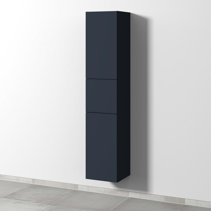 Sanipa 3way Hochschrank 35 cm, 1 Auszug, 2 Türen Anschlag links, Push to open