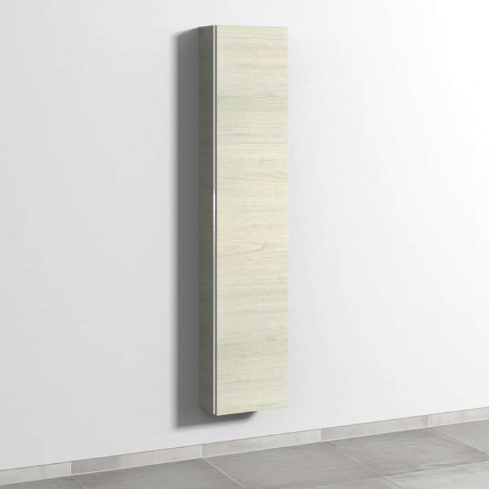 Sanipa 3way Hochschrank 35 cm tiefenreduziert, 1 Tür Anschlag rechts, mit Griffleiste