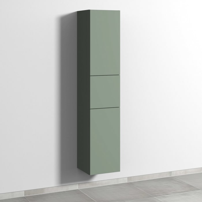 Sanipa 3way Hochschrank 35 cm, 1 Auszug, 2 Türen Anschlag rechts, Push to open