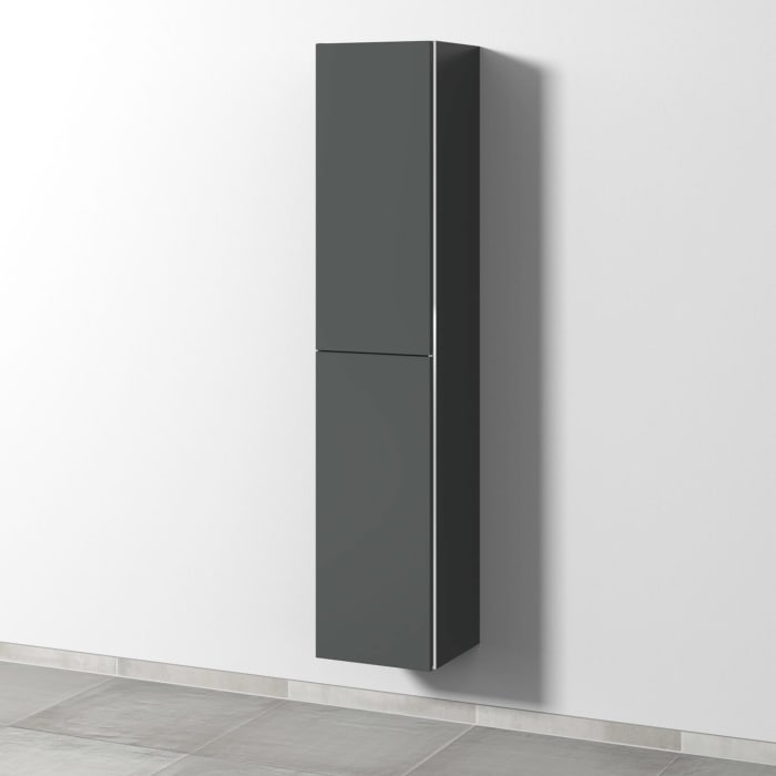 Sanipa 3way Hochschrank 35 cm, 2 Türen Anschlag links, mit Griffleiste