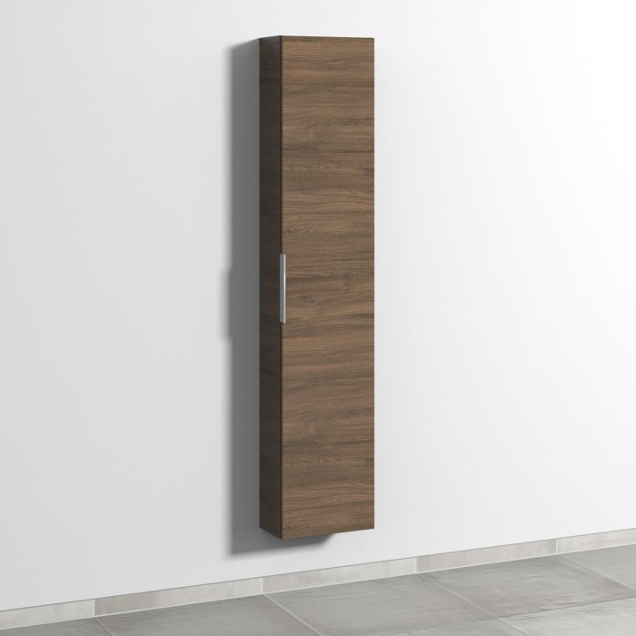 Sanipa 3way Hochschrank 35 cm tiefenreduziert, 1 Tür Anschlag rechts, mit Aufsatzgriff