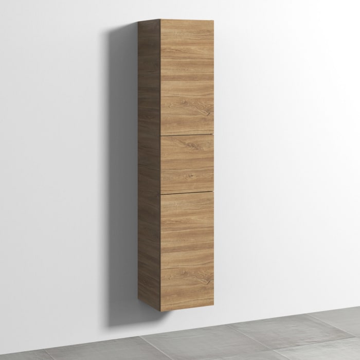 Sanipa 3way Hochschrank 35 cm, 1 Auszug, 2 Türen Anschlag rechts, Push to open