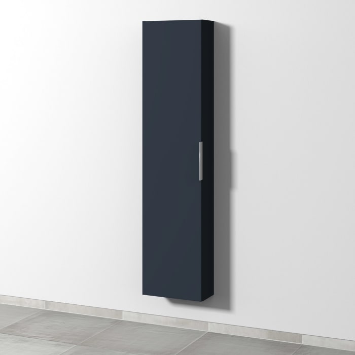 Sanipa 3way Hochschrank 40 cm tiefenreduziert, 1 Tür Anschlag links, mit Aufsatzgriff