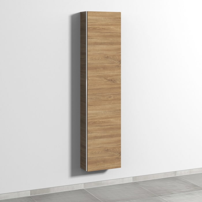 Sanipa 3way Hochschrank 40 cm tiefenreduziert, 1 Tür Anschlag rechts, mit Griffleiste