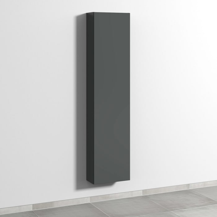 Sanipa 3way Hochschrank 40 cm tiefenreduziert, 1 Tür Anschlag rechts, Push to open