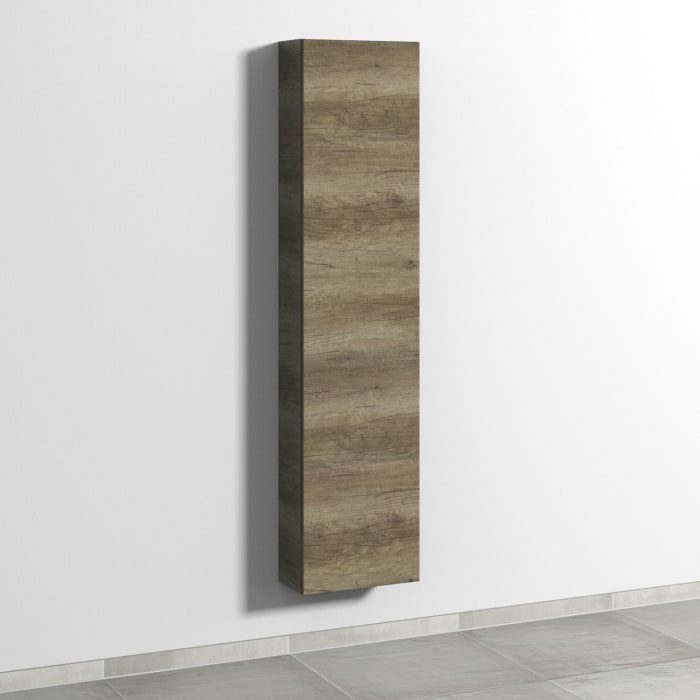 Sanipa 3way Hochschrank 40 cm tiefenreduziert, 1 Tür Anschlag rechts, Push to open