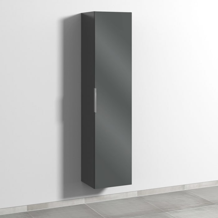 Sanipa 3way Hochschrank 40 cm, 1 Tür  mit Türanschlag rechts, mit Aufsatzgriff