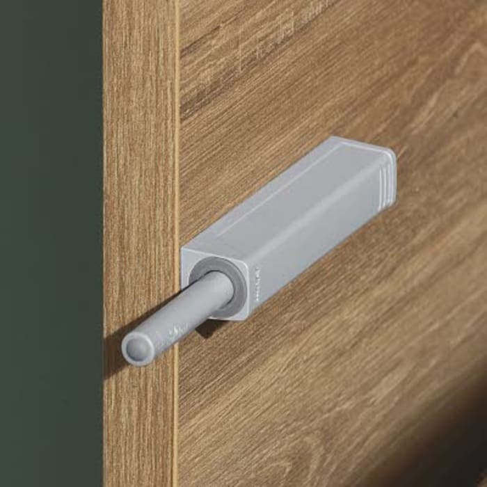 Sanipa 3way Mittelschrank 30 cm, 1 Tür mit Anschlag rechts, 1 offenes Fach, Push to open