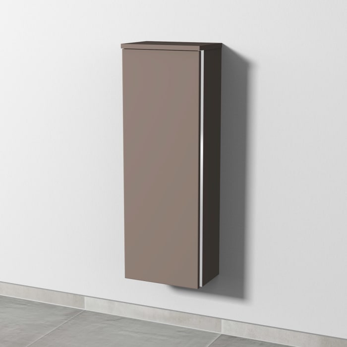 Sanipa 3way Mittelschrank 30 cm, 1 Tür, Anschlag links, mit Griff-Leiste