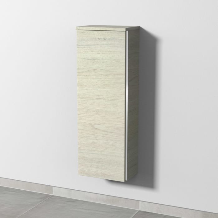 Sanipa 3way Mittelschrank 30 cm, 1 Tür, Anschlag links, mit Griff-Leiste