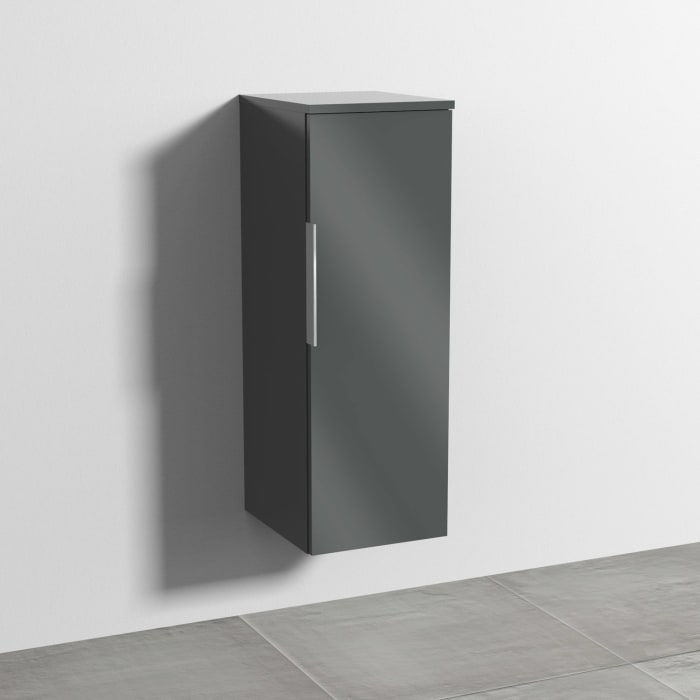 Sanipa 3way Mittelschrank 30 cm, 1 Tür mit Anschlag rechts, mit Aufsatz-Griff