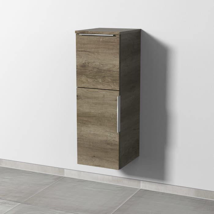 Sanipa 3way Mittelschrank 30 cm, 1 Tür mit Anschlag links, 1 Auszug, mit Aufsatz-Griff