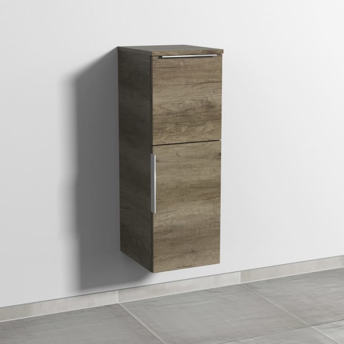 Sanipa 3way Mittelschrank 30 cm, 1 Tür mit Anschlag rechts, 1 Auszug, mit Aufsatz-Griff