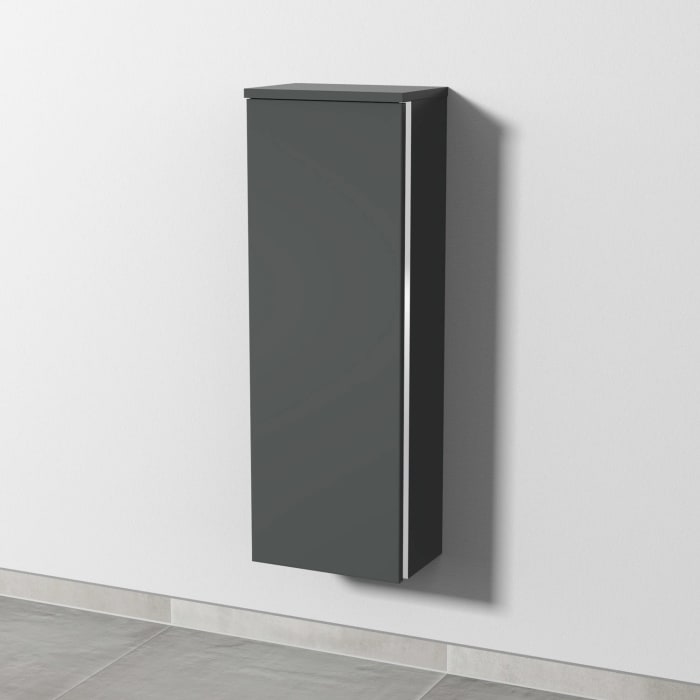 Sanipa 3way Mittelschrank 30 cm, 1 Tür, Anschlag links, mit Griff-Leiste