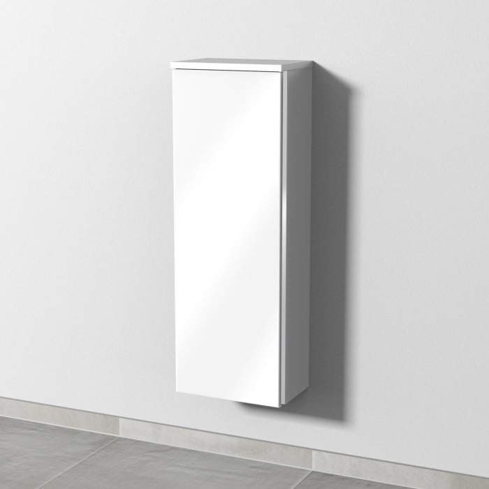 Sanipa 3way Mittelschrank 30 cm, 1 Tür, Anschlag links, mit Griff-Leiste