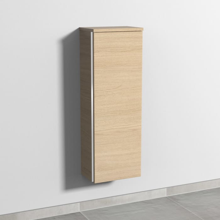 Sanipa 3way Mittelschrank 30 cm, 1 Tür, Anschlag rechts, mit Griff-Leiste