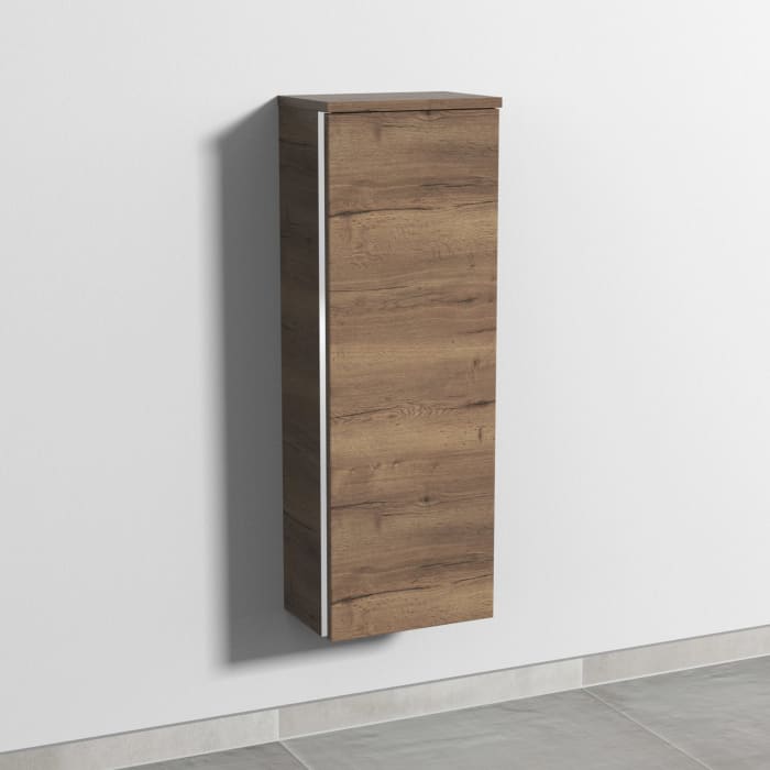 Sanipa 3way Mittelschrank 30 cm, 1 Tür, Anschlag rechts, mit Griff-Leiste