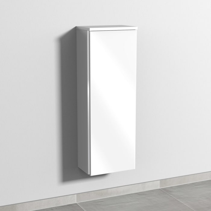 Sanipa 3way Mittelschrank 30 cm, 1 Tür, Anschlag rechts, mit Griff-Leiste
