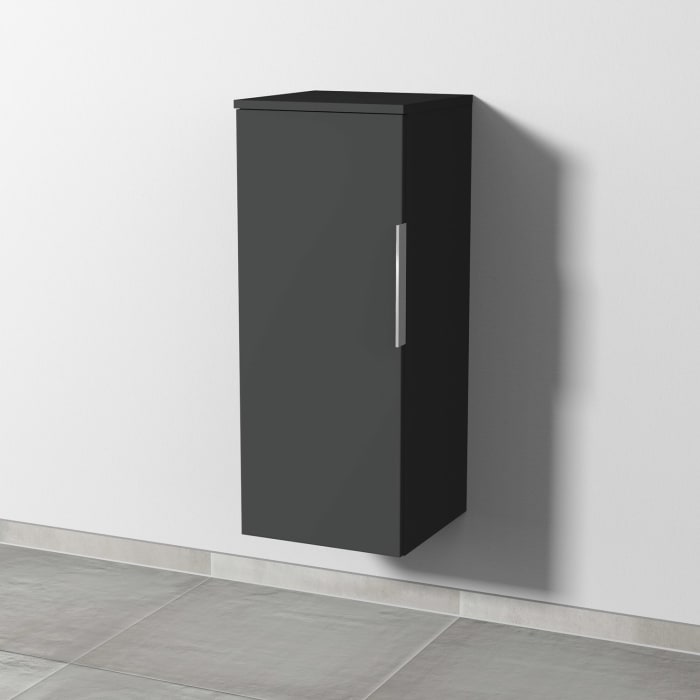 Sanipa 3way Mittelschrank 35 cm, 1 Tür mit Anschlag links, mit Aufsatz-Griff