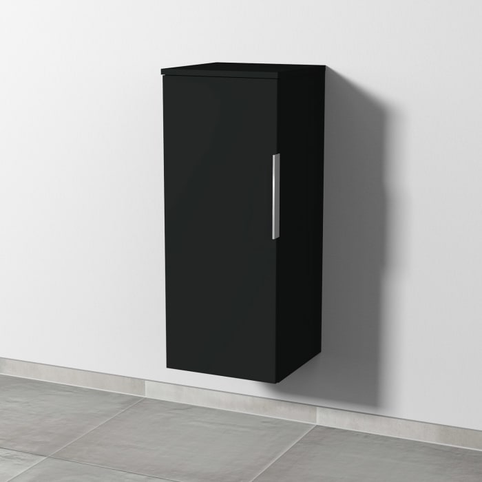 Sanipa 3way Mittelschrank 35 cm, 1 Tür mit Anschlag links, mit Aufsatz-Griff