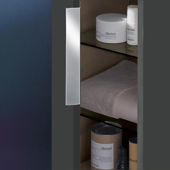 Sanipa 3way Mittelschrank 35 cm, 1 Tür mit Anschlag links, mit Aufsatz-Griff