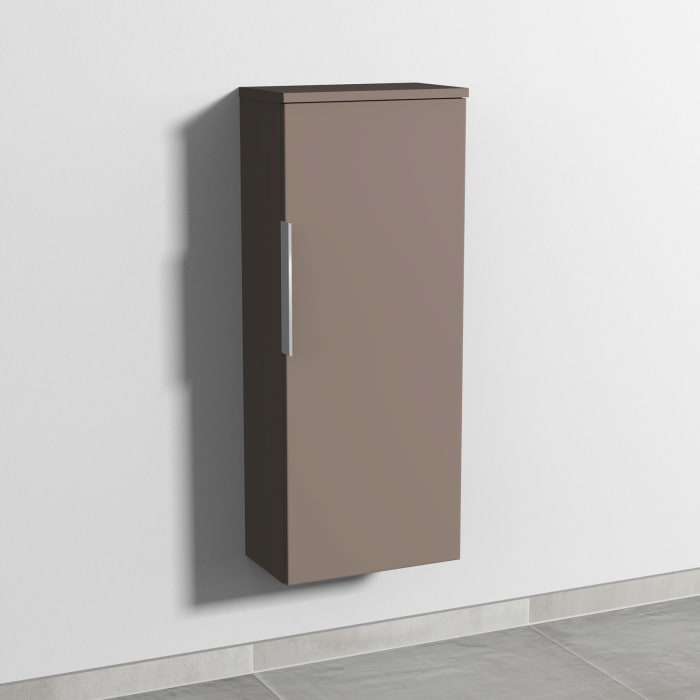 Sanipa 3way Mittelschrank 35 cm, 1 Tür, Anschlag rechts, mit Aufsatz-Griff