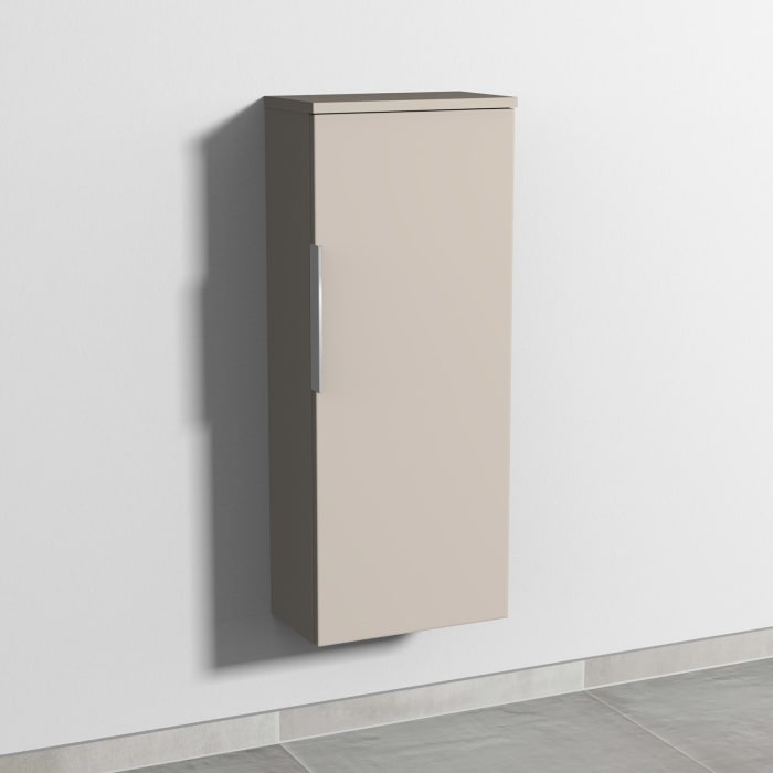 Sanipa 3way Mittelschrank 35 cm, 1 Tür, Anschlag rechts, mit Aufsatz-Griff
