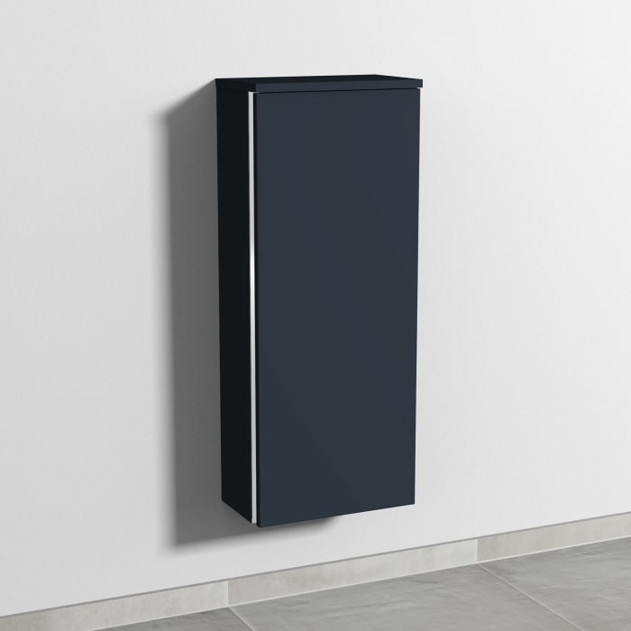 Sanipa 3way Mittelschrank 35 cm, 1 Tür, Anschlag rechts, mit Griff-Leiste