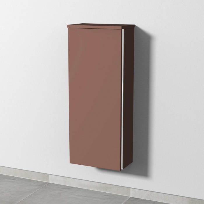 Sanipa 3way Mittelschrank 35 cm, 1 Tür, Anschlag links, mit Griff-Leiste