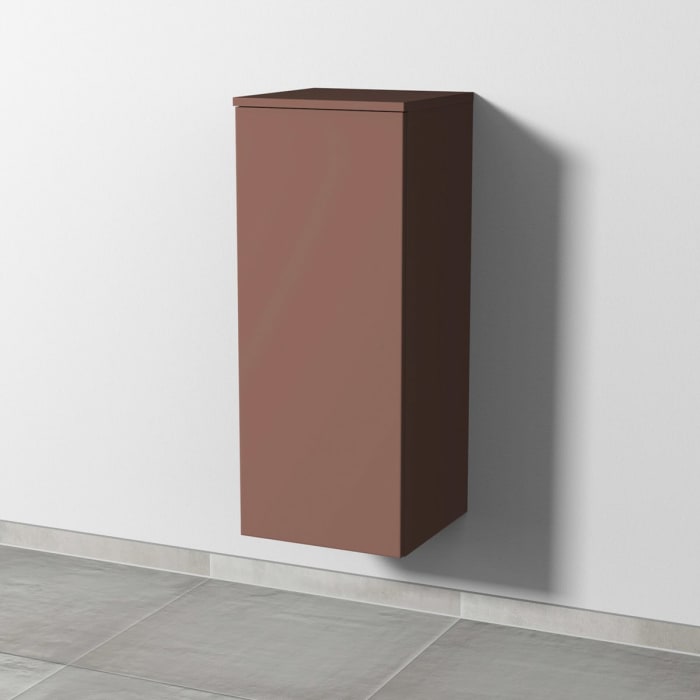 Sanipa 3way Mittelschrank 35 cm, 1 Tür mit Anschlag links, Push to open