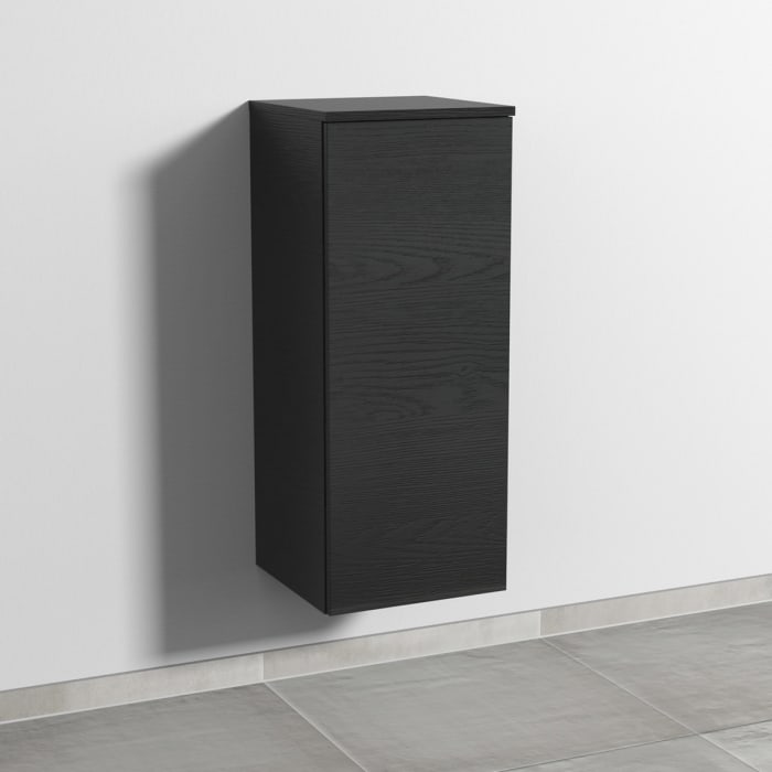 Sanipa 3way Mittelschrank 35 cm, 1 Tür mit Anschlag rechts, Push to open