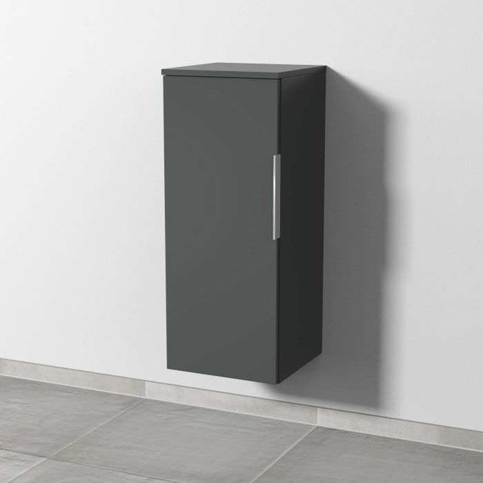 Sanipa 3way Mittelschrank 35 cm, 1 Tür mit Anschlag links, mit Aufsatz-Griff