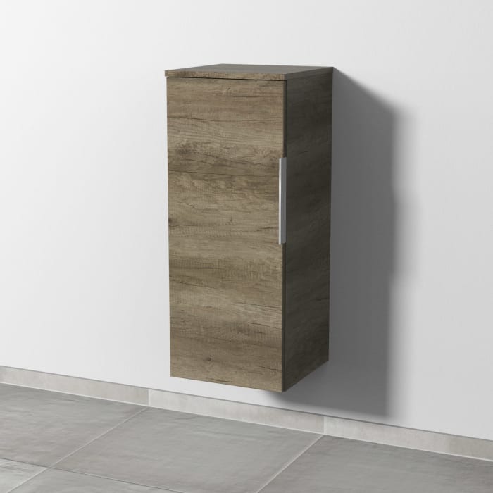 Sanipa 3way Mittelschrank 35 cm, 1 Tür mit Anschlag links, mit Aufsatz-Griff