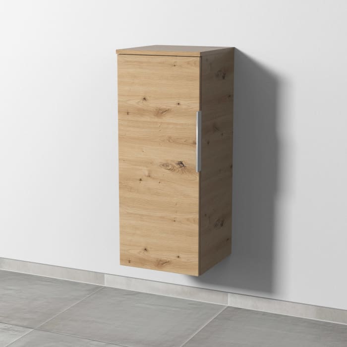 Sanipa 3way Mittelschrank 35 cm, 1 Tür mit Anschlag links, mit Aufsatz-Griff