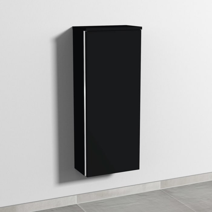 Sanipa 3way Mittelschrank 35 cm, 1 Tür, Anschlag rechts, mit Griff-Leiste