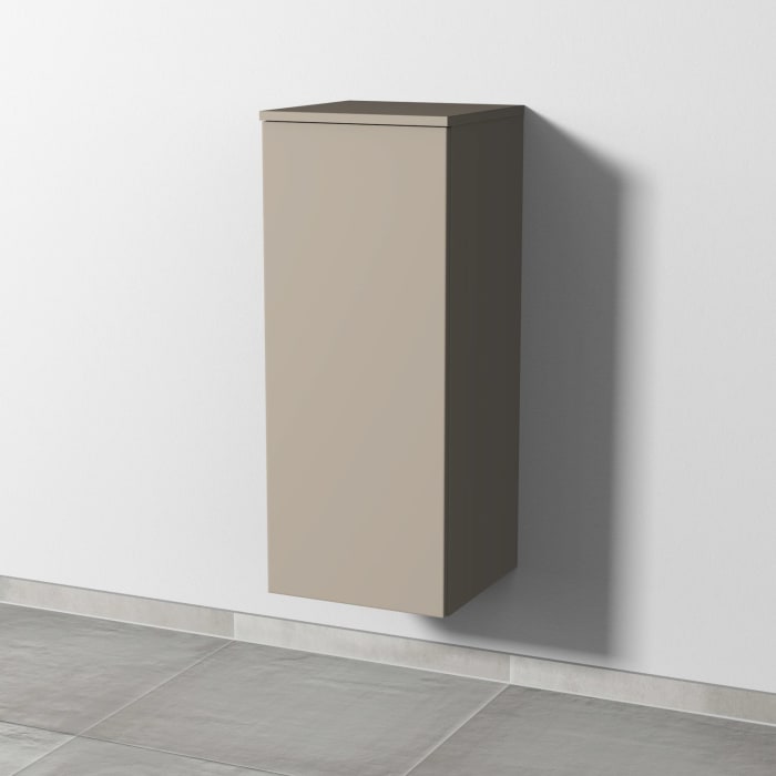 Sanipa 3way Mittelschrank 35 cm, 1 Tür mit Anschlag links, Push to open