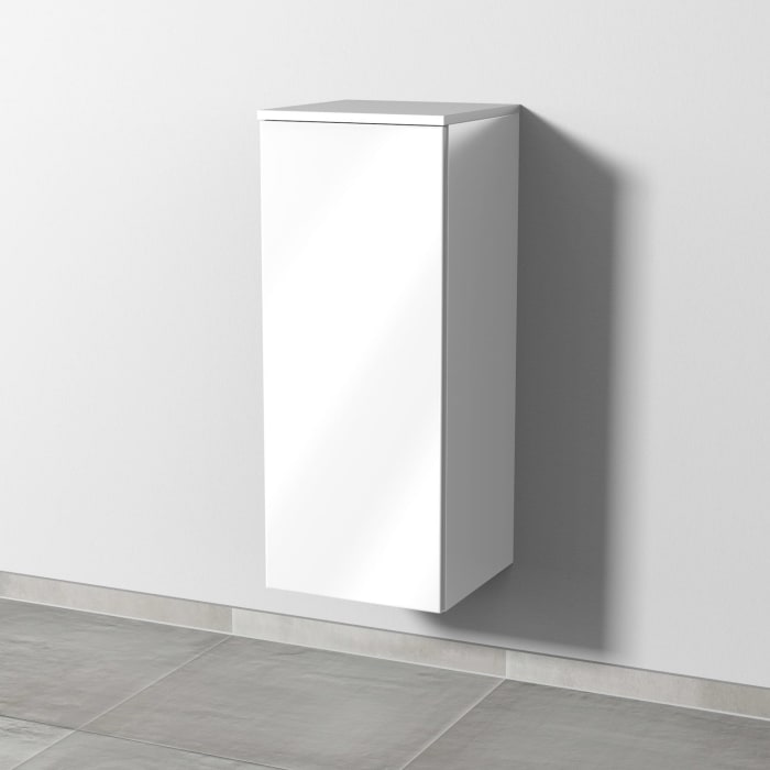 Sanipa 3way Mittelschrank 35 cm, 1 Tür mit Anschlag links, Push to open