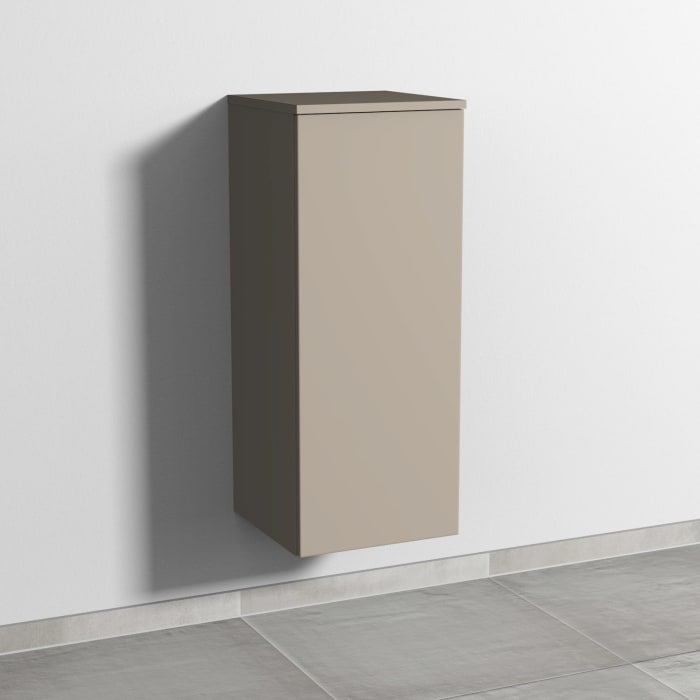 Sanipa 3way Mittelschrank 35 cm, 1 Tür mit Anschlag rechts, Push to open