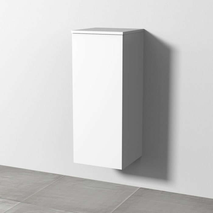 Sanipa 3way Mittelschrank 35 cm, 1 Tür mit Anschlag links, Push to open