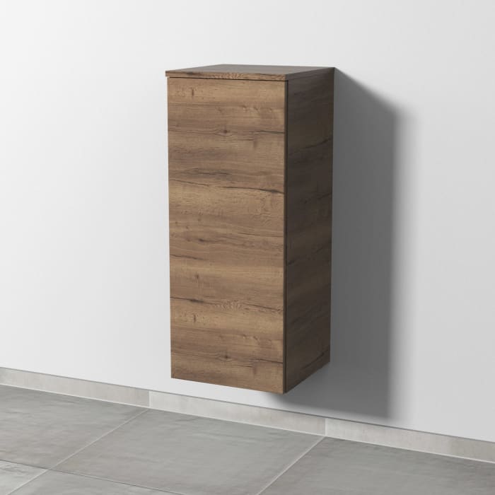 Sanipa 3way Mittelschrank 35 cm, 1 Tür mit Anschlag links, Push to open