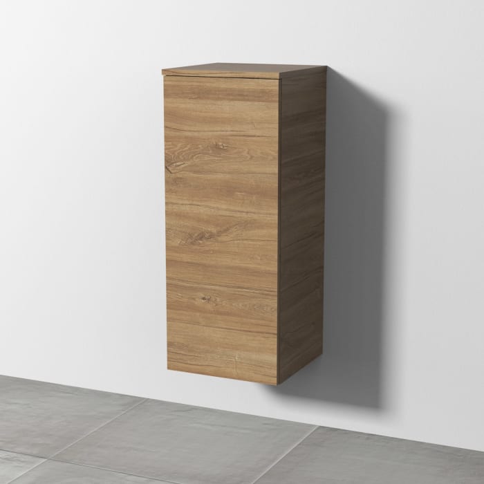 Sanipa 3way Mittelschrank 35 cm, 1 Tür mit Anschlag links, Push to open