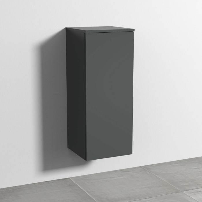 Sanipa 3way Mittelschrank 35 cm, 1 Tür mit Anschlag rechts, Push to open