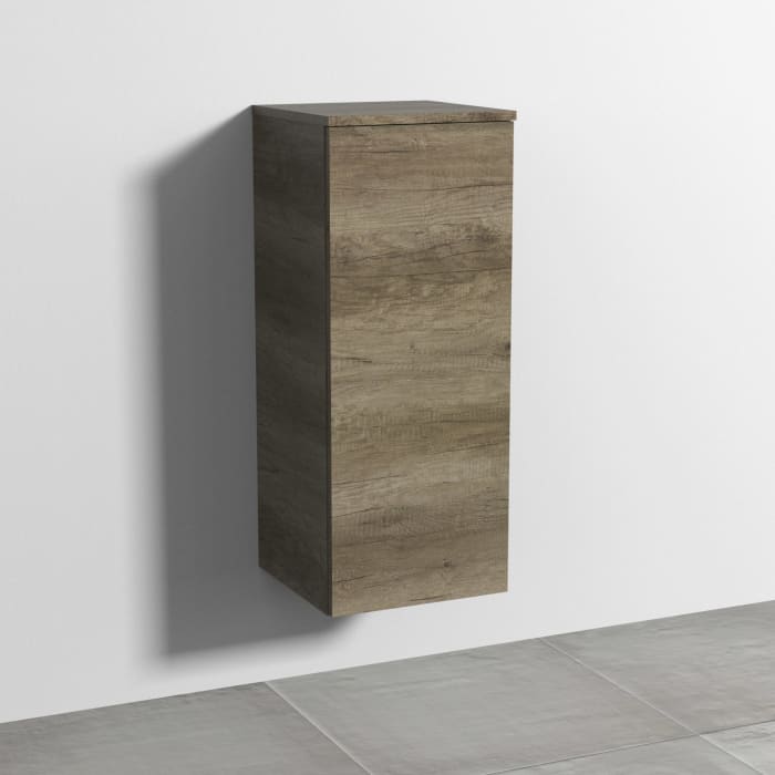 Sanipa 3way Mittelschrank 35 cm, 1 Tür mit Anschlag rechts, Push to open