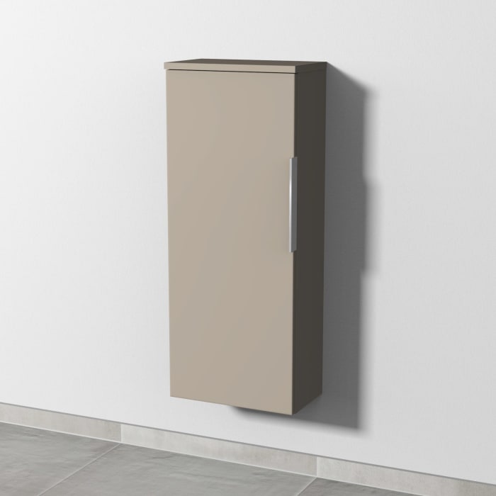 Sanipa 3way Mittelschrank 35 cm, 1 Tür, Anschlag links, mit Aufsatz-Griff